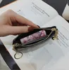 women's mobile phone handbag soft leather key Bag Lingge short Wallet2896