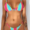 Luren Bikini 2021 Sexy Maillot De Bain Imprimé Grande Taille 2 Pièces Ensemble Maillot De Bain Taille Haute Maillots De Bain Femme X0522