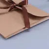 Kraftpapier, 24 x 18 x 0,7 cm, großer Fotoumschlag, verpackt Postkartenboxen, Verpackungshülle, weißes Papier, Geschenk für Seidenschal mit Bandbox