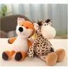 Animal muñeca juguetes de peluche León tigre mono peluche almohada alta calidad adultos niños muñeca decoración 25 cm
