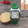 Top Quality Mulheres Couro Quadrado Quartzo Assista 32mm Moda Relógio Casual Relógios De Pulso Luxo Amantes Lady Classic Watch