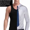 Redess Mäns Slimming Underkläder Trimmer Vest Abdominal Muscle Tights Slim Waist ShapeWear