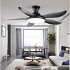 Ceiling Fans Northern Europe Modern Fan Light With And Control Restaurant Living Room Luxury Five-Leaf 60 Inch Lights