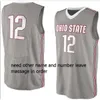 NIKIVIP 2019 Custom Made #12 Ohio State Buckeyes College Man Women Youth Basketball Jerseys Size S-5XL valfritt namnnummer