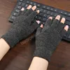 Winter Warm Volwassen Handschoenen Effen Kleur Zachte Comfortabele Handschoenen met halve vingers Handige Winddichte Huidvriendelijke Wollen Wanten