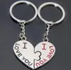 Amoureux porte-clés Flèche "Je t'aime" Coeur porte-clés Cupidon Pendentif Porte-clés Porte-clés Amant Cadeaux 4 styles