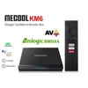 MECOOL KM6 DELUXE ATV Box Androidtv 100 AMLOGIC S905X4 4GB 64GB 24G5G WiFi 6 Widevine L1 Google Play Prime Video 4K VOCE SET T8335409