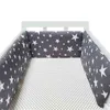 baby nursery Nordic Stars Design Lettino Addensare Paraurti Culla Intorno Cuscino Culla Protezione Cuscini Borns Room Decor 210812