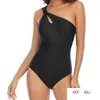 Sexy One Shoulder Swimwear Women One Piece Swimsuits Women Backless Swimsuit Sport Bodysuit Beach Bathing Suit Swim Red Black