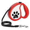 Dog Collar Leashes Retractable Leash Nylon Tape 13ft Utgående Automatisk Pet Leads Belt för små medium hundar som går springträning