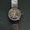 Чтобы P Quality Mens Watches All Pointer Work Функциональный хронограф Quartz Watch Nearse Steel щита водонепроницаемые секунды