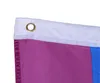 Rainbow Flag Banner 3x5FT 90x150cm Gay Pride Flags Polyester Banners Colorful LGBT Lesbian Parade Decoration