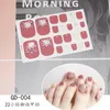 Groothandel Mode Nail Sticker Decals voor Voet 22 PCS Tips Adhesive Teenail Stickers Salon Manicure Tools