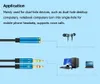 Cabos de áudio dois em um Adaptador de áudio de telefone celular 1 para 2 Adaptador de fone de ouvido padrão americano Linha de conversão de fone de ouvido âncora uf152