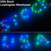 LED Kostki Lodu Świecące Party Ball Flash Light Luminous Neon Ślub Festiwal Boże Narodzenie Bar Szkło Dekoracje Dekoracji USA Stock USALGHT