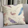 Almofada / Travesseiro Decorativo Light Life Feather Série Confortável Almofada Backrest Backrest Tarde Afaixona Pillowcase Car