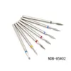 7pcs/Set Diamond Nail Drill Bit Rotery Electric Milling Cutters For Pedicure Manicure Files Cuticle Burr Nail Tools Accessories