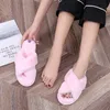 Winter Women House Slippers Faux Fur Warm Flat Shoes Female Slip on Home Furry Ladies Size 36-41 Wholesale