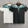Free transportation of high quality cotton summer t shirts, European and American men's fashion short-sleeved T-shirts casual print men M202