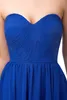 Short Bridesmaid Dresses Royal Blue Wedding Dress Homecoming Party Gown Pleats Sweetheart31966766209141