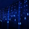 Światła świąteczne LED 5M Curtain Light Garland Xmas Drzewo Wystrój Domu 220 V Fairy Lights Outdoor / Kryty Festiwal String Light 211012