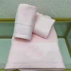 Serviette de bain en coton à motif de lettres de mode serviettes absorbantes de bain de plage à séchage rapide pour enfants ensemble de 3 pièces pour adultes