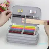 Cosmetic Bags & Cases 36/48/72 Holes Oxford School Pencil Case Creative Large Capacity Drawing Pen Bag Box Kids Multifunction Stationery Pou