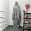 Ethnische Kleidung Mode Muslimisches Kleid für Frauen Moschee Gebet Lose Strickjacke Kleid Ramadan Dubai Kaftan Kleider Roben