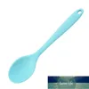 Food Grade Silicone Long-Handled Soup Spoon Tableware Solid Color Spoon Kitchen Silicone Spoon Flatware Utensils Accessories Factory price expert design Quality