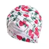 Musulman imprimé fleuri à volants Turban tête wrap femmes Hijab casquettes foulard femme indien chapeaux Cancer chimio bonnets foulard