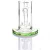 Mini glas bong oljeplattor färger vattenrör liten bubbler dab rig bongs med skål