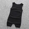 Cute Baby Boy Summer Clothes Sleeveless Rompers Overalls NO SLEEP TO THE MOON One Piece Outfits Jumpsuits