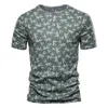 2021 neue Ankunft Sommer T Shirt für Männer Schlank Stretch T Shirt Kurzarm Gedruckt T Top (Eu-größe)