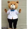 Costume de mascotte de vente d'usine à prix réduit, personnage de film Ted Bear, 2021