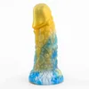 NXY jouets anaux Yocy nouveau Alien en forme de faux pénis Silicone arrière-cour couleur Plug monstre jouet Couple amusant Masturbation dispositif 0314