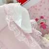 Högkvalitativ baby barnflicka klänning prinsessan spets tyll tutu backless klänning formella festklänningar för 2-12 år