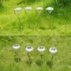 2021 new LED Solar Powered Lamp Garden Path Stake Lanterns Lamps LED Diamond Lawn Light Pathway Garden Decorations