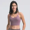 Yoga Sports BH Gym Underkläder Kör högstängd inomhussportträning Vest Athelic ActiveWear Padded Tank Tops9932854