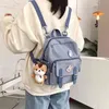 Moda Mini Plecak Kobiety Kawaii Torba Na Ramię Dla Nastoletnich Dziewczyn Wielofunkcyjny Mały Bagpack Panie Travle Szkolne Plecaki 210922