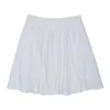 Летние повседневные сплошные женщины короткие юбки японский Kawaii Simple Mujer Faldas сладкий A-Liine свободная женская одежда 13A273 210525