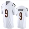 2024 Neues Joe Burrow JaMarr Chase Fußballtrikot Evan McPherson Tee Higgins Sam Hubbard genähte Trikots