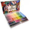 Ensemble de crayons d'aquarelle professionnels, 24/48/72/120/150/160, pour peinture d'artiste, croquis, crayons de couleur en bois, fournitures scolaires d'art