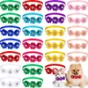 Dog Bow Ties Dog Apparel Flowers Collar with Rhinestones Multi Color Small Cat Neckties Pet Supplies