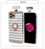 Bonito Diamond Sparkle Ring Stand Suporte Perfume Capas para Perfume para LG K51 Styo 6 5 4 Moto G Stylus Mulheres Bing Strass ARISTO5 K31 K40 iPhone 13 Pro Max Telefone Capa