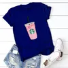 T-shirts T-shirts Rosa drink Tshirt Män Kawaii Kläder Hawaii Vacation Tops för Seaside Travel Summer Vintage Tees Beach Style