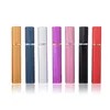 12ml Perfume Spray Garrafa Metal Anodizado Alumínio Portátil Parfum Engarrafamento Álcool Desodorante e Outros Líquidos