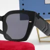 Gafas de sol de diseño de lujo de moda para mujeres para hombre Gafas de conducción al aire libre de alta calidad Marco de oro redondo de playa Caja de gafas de sol polarizadas