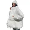 Kore tarzı standı yaka kış ceket kadın göğüslü düğmeler ceket kadınlar için kısa siyah kirpi ceket parka kadın 211013