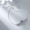 Corrente dropship 925 coração do mar prata esterlina marca jóias para mulheres corrente trevo pulseira praty pulseiras de casamento bs4745