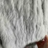 HarppiHop Strick echte Kaninchenpelzmantel Frauen Mode lange Kaninchenjacke Outwear Winter 211110